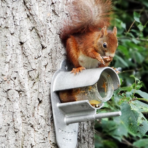 Peanutbar porte-pot de beurre de cacahuète argent