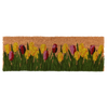 Paillasson coco tulipes