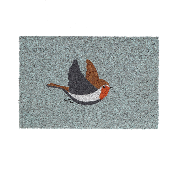 Deurmat kokos roodborst M