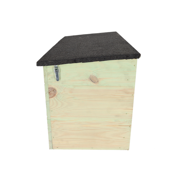 Esschert Design Egelhuis XL – FSC-houten egelhuis 78,5×38,5×41,5 cm