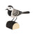 Vogelbeeldje Witte Kwikstaart – Handgesneden Houten Decoratievogel | DecoBird Wildlife Garden
