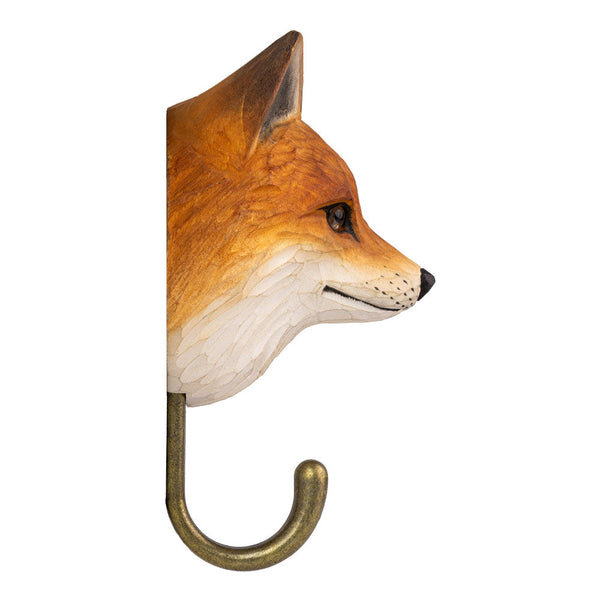 Kledinghaak Vos – Decoratieve Houten Wandhaak | Wildlife Garden – foto 4