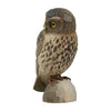 Vogelbeeldje Steenuil – Handgesneden Houten Decoratievogel | DecoBird Wildlife Garden