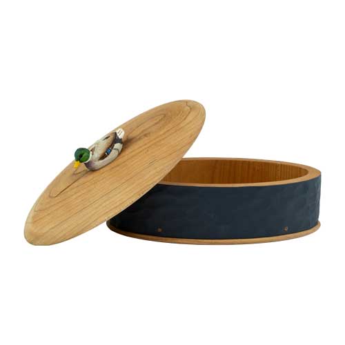 Coffret en bois canard sauvage