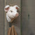 Kledinghaak Varken – Decoratieve Houten Wandhaak voor de Kinderkamer | Wildlife Garden