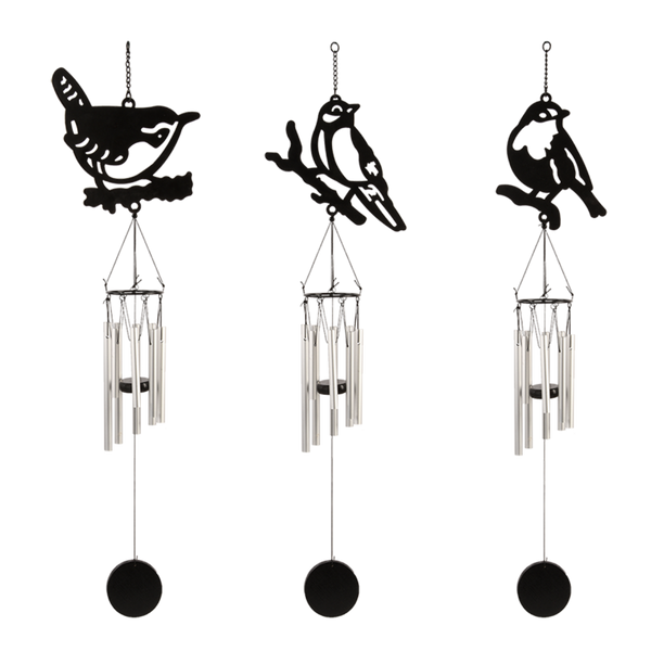 Carillons éoliens oiseau noir