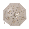 Parapluie transparent imprimé abeille