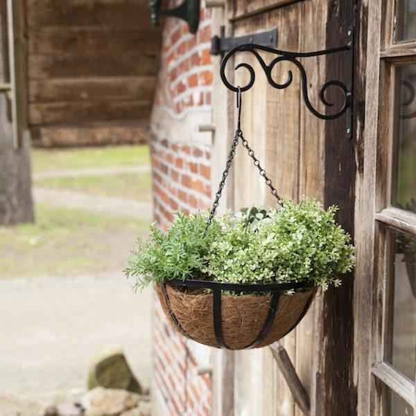 Esschert Design - Crochet pour panier suspendu en métal M