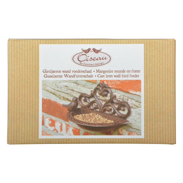 Esschert Design - Mangeoire à oiseaux murale
