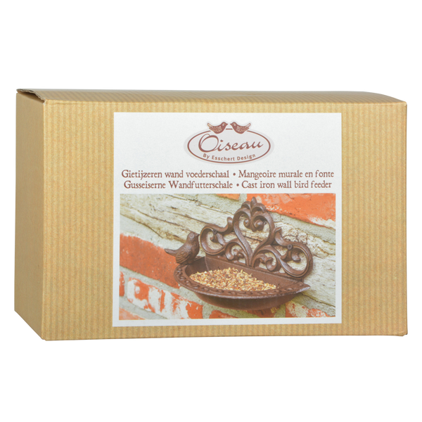 Esschert Design - Mangeoire à oiseaux murale