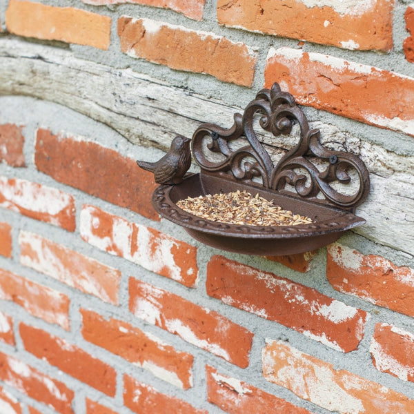 Esschert Design - Mangeoire à oiseaux murale