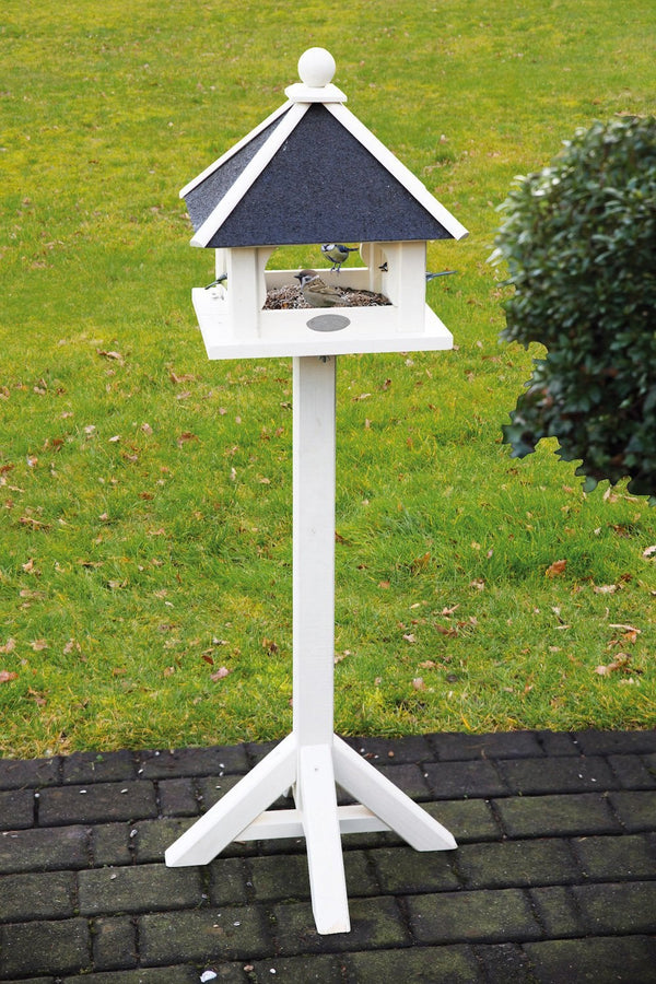 Esschert Design - Mangeoire sur pied blanc
