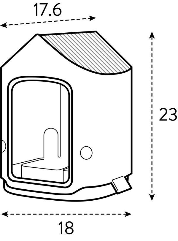 Cosy vogelvoeder paddenstoel beige – vogelvoerhuisje voor tuin & balkon | Duurzaam gerecycled kunststof & weerbestendig