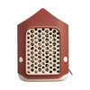 Cosy insectenhotel Toscaans rood – voor solitaire bijen, lieveheersbeestjes & gaasvliegen | Duurzaam gerecycled kunststof
