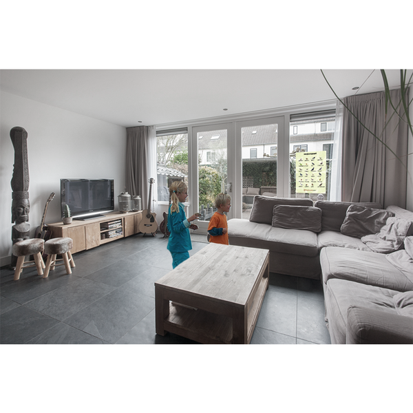 Vogel afstreep-poster