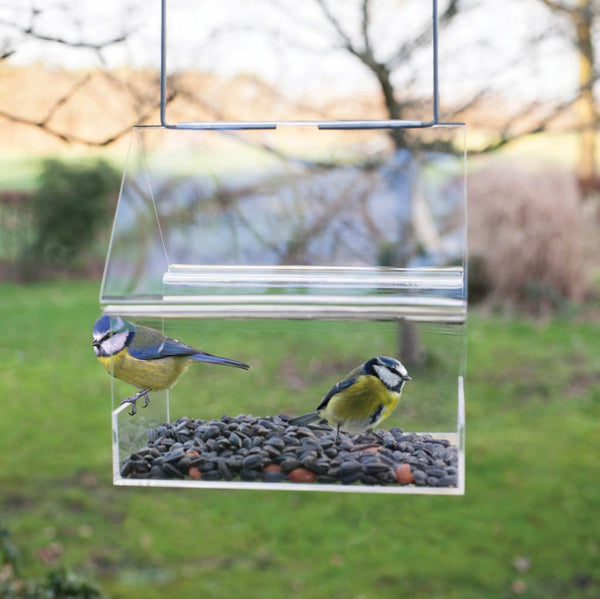 Table d'Alimentation Suspendue en Acrylique Transparente