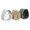 Essential bijenhotel fibrous grey – insectenhotel voor solitaire bijen | Duurzaam gerecycled kunststof & weerbestendig