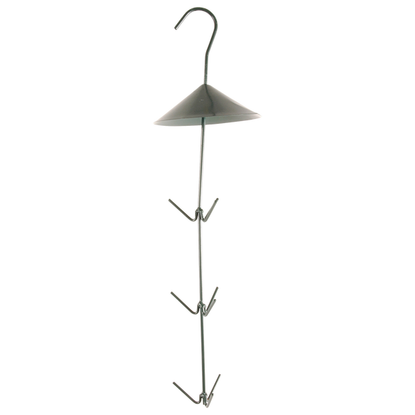 Esschert Design - Crochet de suspension Fat Ball avec toit