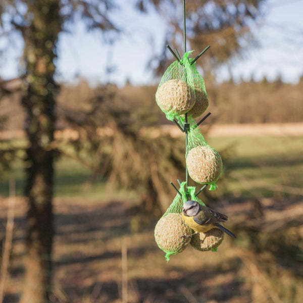 Esschert Design - Crochet de suspension Fat Ball avec toit