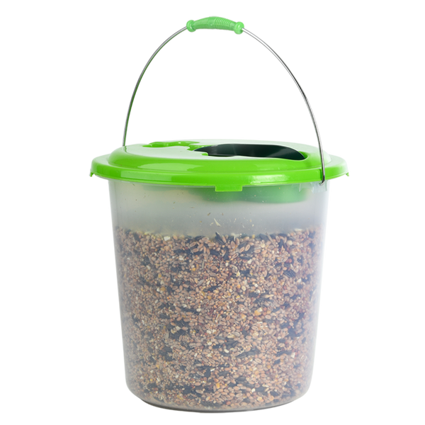 Emmer inclusief schep en strooivoer