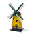 Vogelhuis gele poldermolen met wiek