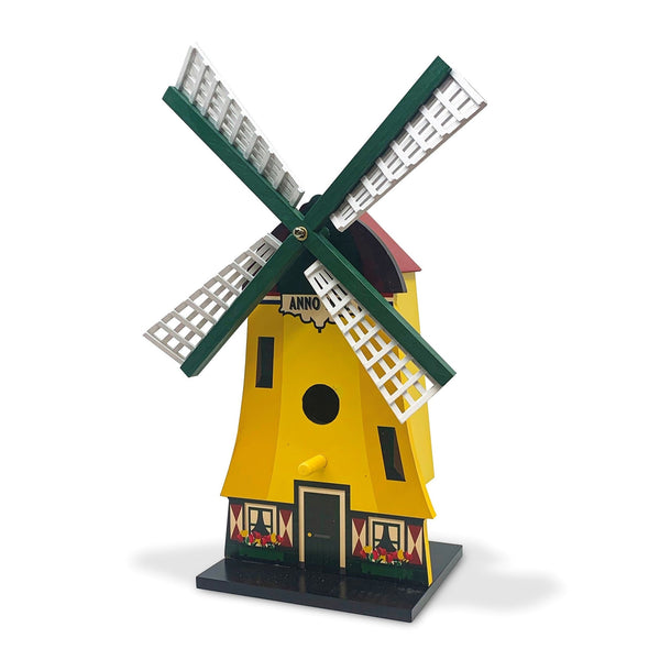 Moulin polder jaune nichoir avec mèche