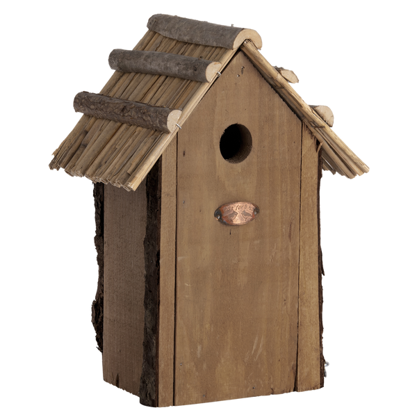 Esschert design - Koolmees nestkast rieten dak