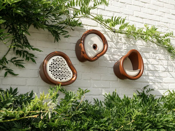 Organic vogelhuisje kastanje bruin – nestkast voor koolmezen & pimpelmezen | Duurzaam gerecycled kunststof & weerbestendig