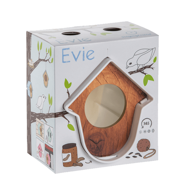 SingingFriend - Porte-pot de beurre de cacahuète Evie - blanc