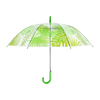 Parapluie transparent jungle feuilles