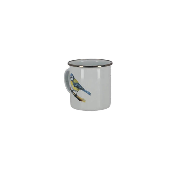 Emaille mok aquarel vogel – design 1, aanzicht 7