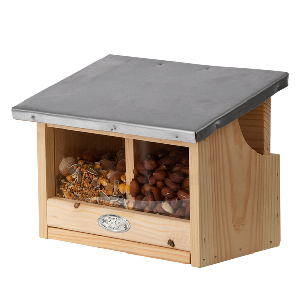 Mangeoire écureuil double