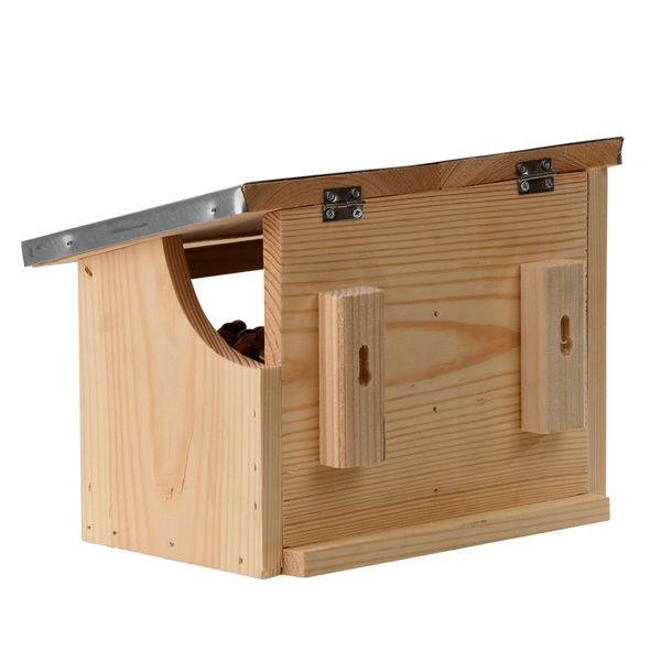 Mangeoire écureuil double