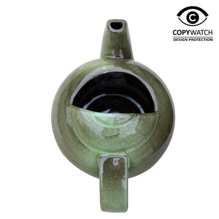 Théière nichoir pour rouge-gorge