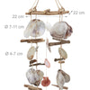 Carillons éoliens en bois flotté avec coquillages