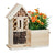 Hôtel à insectes et jardinière en bois 