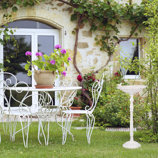 Bain d'oiseaux XL en fonte 