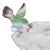 Bain d'oiseaux en fonte sur poteau