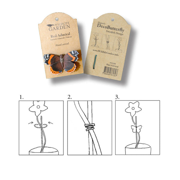 Decoratief Vlinderbeeldje Rouwmantel – Houten Tuindecoratie | Wildlife Garden – foto 3
