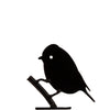Vogelsilhouet Pimpelmees – Metalen Tuindecoratie voor Schutting & Balkon | Wildlife Garden – foto 2