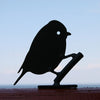Vogelsilhouet Pimpelmees – Metalen Tuindecoratie voor Schutting & Balkon | Wildlife Garden