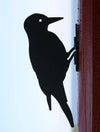 Silhouet – Bonte Specht – Metalen wanddecoratie voor tuin & balkon