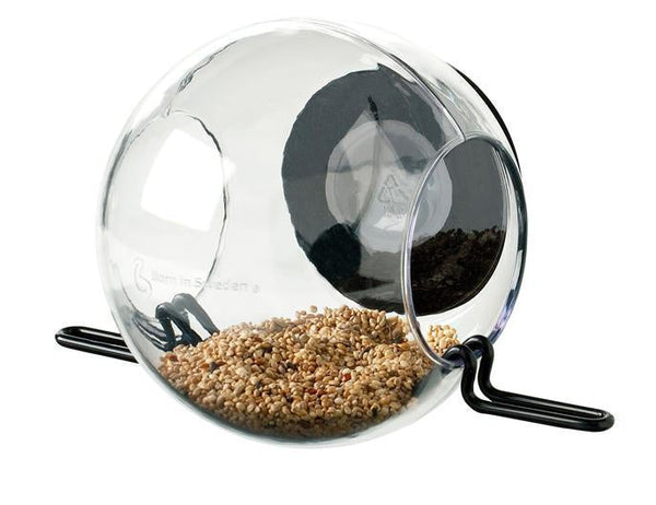 Mangeoire pour fenêtre BirdFeeder – Mangeoire pour fenêtre transparente (15 x 10 x 15 cm)