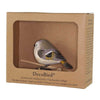 Houtgesneden Vogelbeeld Goudhaantje – DecoBird | Wildlife Garden – foto 4
