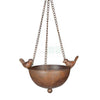 Vogelbad Hangend m/vogel metaal