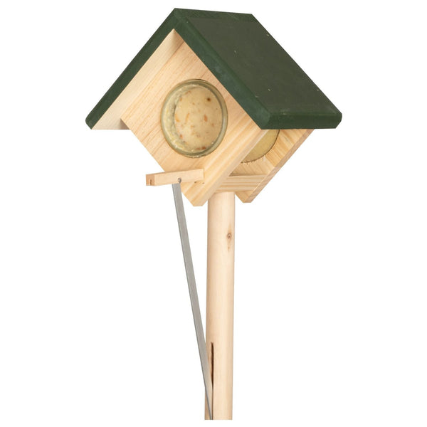 Support pour pot de beurre de cacahuète en liège avec bascule