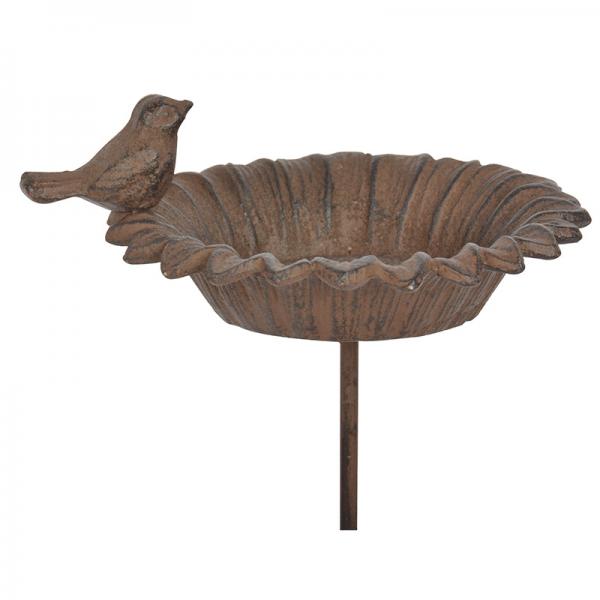 Esschert Design - Bain d'oiseau sur épingle