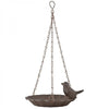 Esschert Design - Bain d'oiseau suspendu avec 1 oiseau