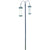 Bird Gift Blacksteel station d'alimentation avec 2 mangeoires