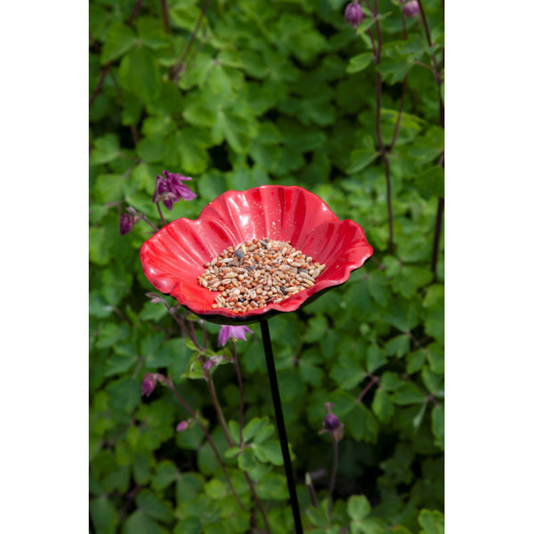 Bol d'alimentation Gardman / pavot bain d'oiseaux sur broche